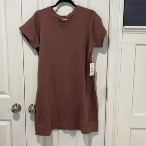 Brand new sweatshirt material dress